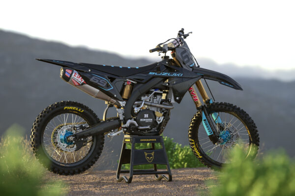 Kit déco motocross Suzuki - Avenger - Noir Promo