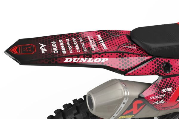 Kit déco motocross Suzuki - Battalion - Rouge 3