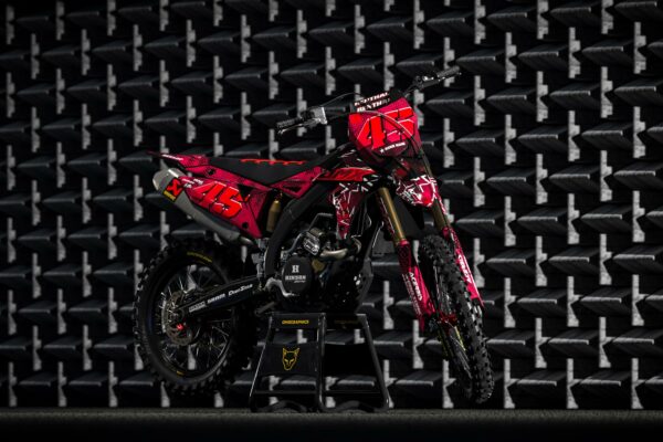 Kit déco motocross Suzuki - Battalion - Rouge Promo
