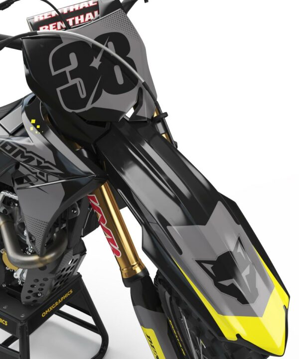 Kit déco motocross Suzuki - Blast - Gris 2