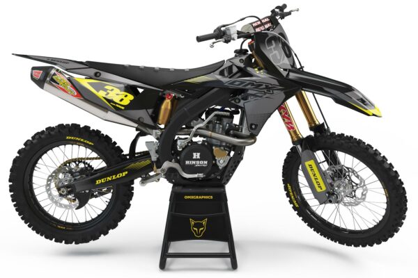 Kit déco motocross Suzuki - Blast - Gris