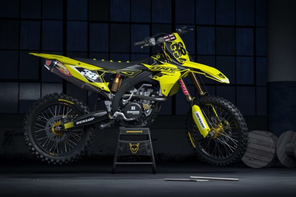 Kit déco motocross Suzuki - Blast - Jaune Promo