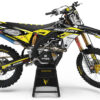Kit déco motocross Suzuki - Bold - Jaune