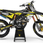 Kit déco motocross Suzuki - Bold - Jaune