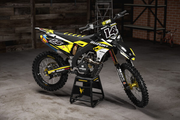 Kit déco motocross Suzuki - Bold - Jaune Promo