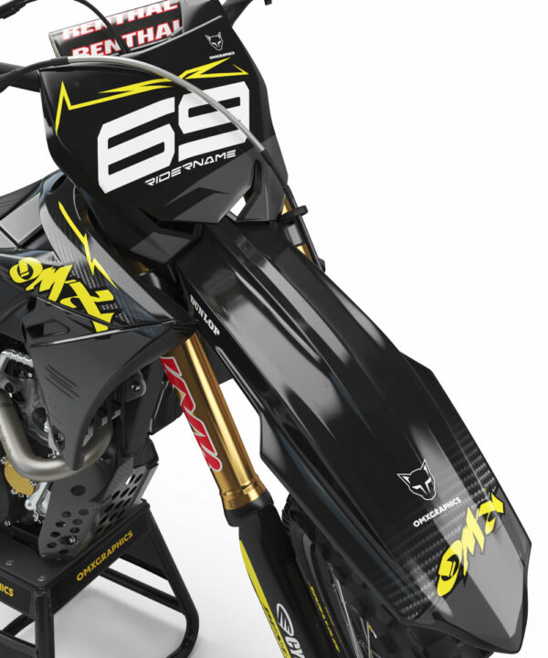 Kit déco motocross Suzuki - Carbon 2