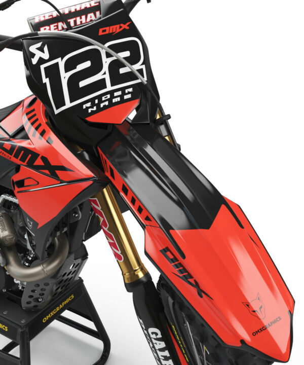 Kit déco motocross Suzuki - Chimera - Rouge 2