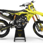 Kit déco motocross Suzuki - Comet - Jaune
