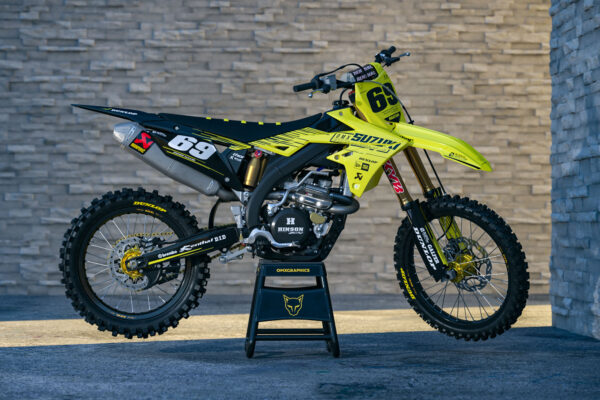 Kit déco motocross Suzuki - Comet - Jaune Promo