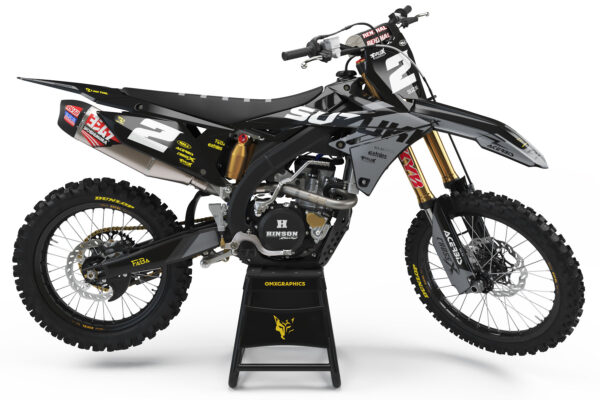 Kit déco motocross Suzuki - Corsa - Gris