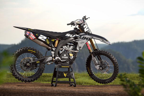 Kit déco motocross Suzuki - Corsa - Gris Promo