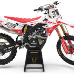 Kit déco motocross Suzuki - Creed - Rouge