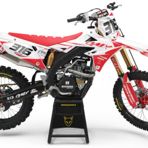 Kit déco motocross Suzuki - Creed - Rouge