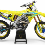 Kit déco motocross Suzuki - Dagger - Jaune