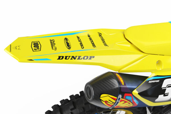Kit déco motocross Suzuki - Dagger - Jaune 3