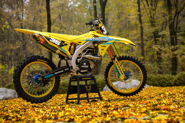 Kit déco motocross Suzuki - Dagger - Jaune Promo