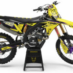 Kit déco motocross Suzuki - Enigma - Jaune