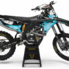 Kit déco motocross Suzuki - Frost - Bleu