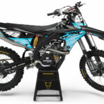 Kit déco motocross Suzuki - Frost - Bleu