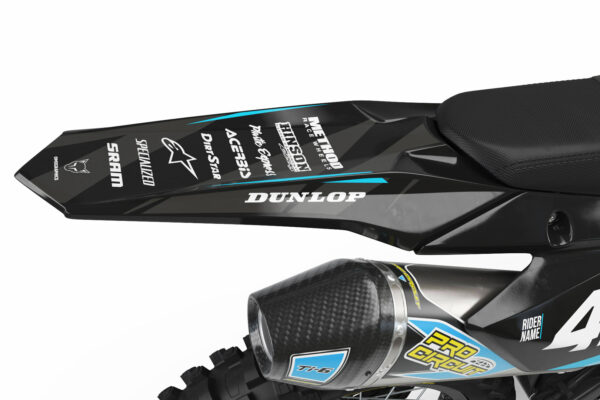 Kit déco motocross Suzuki - Frost - Bleu 3