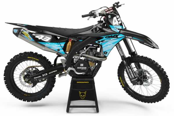 Kit déco motocross Suzuki - Frost - Bleu