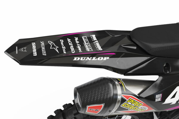 Kit déco motocross Suzuki - Frost - Rose 3