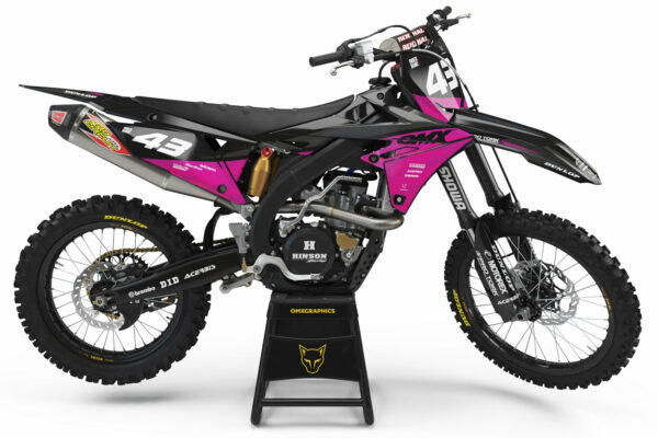Kit déco motocross Suzuki - Frost - Rose