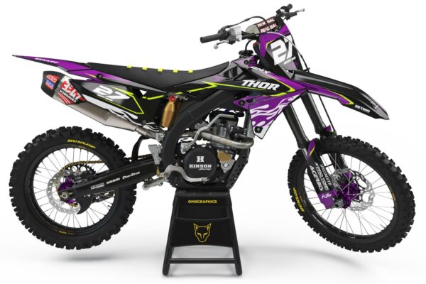 Kit déco motocross Suzuki - Fury - Violet