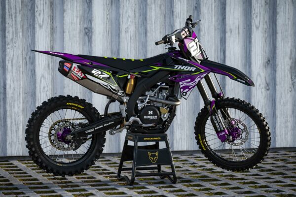 Kit déco motocross Suzuki - Fury - Violet Promo