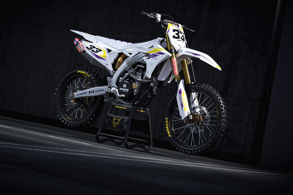 Kit déco motocross Suzuki - Glitch Promo