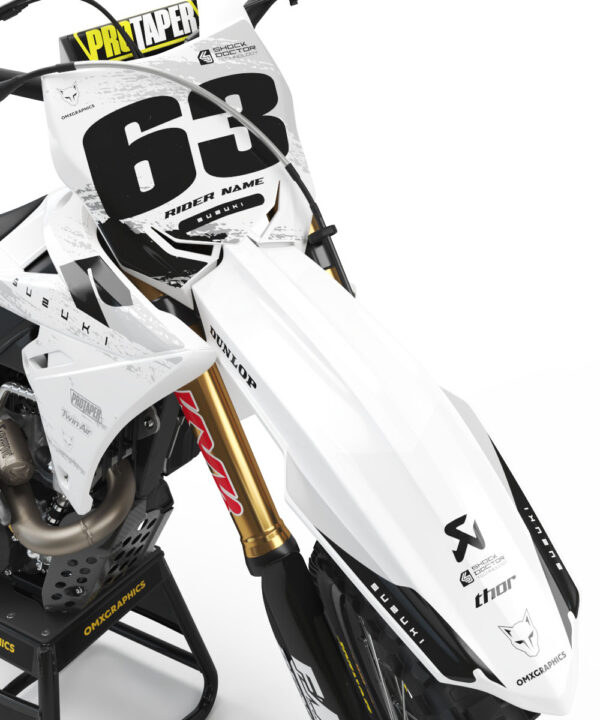 Kit déco motocross Suzuki - Hangout - Gris 2