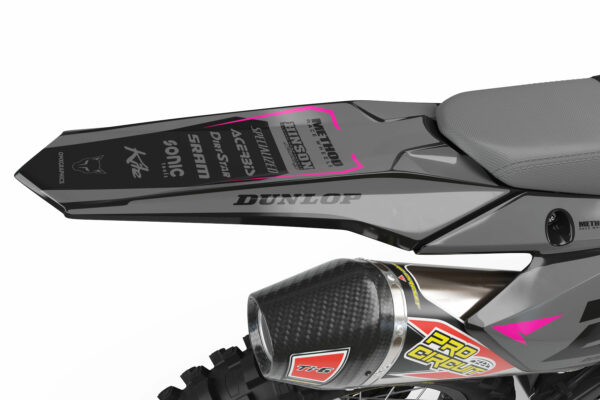 Kit déco motocross Suzuki - Holeshot - Gris 3