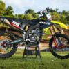 Kit déco motocross Suzuki - Instinct - Jaune Promo