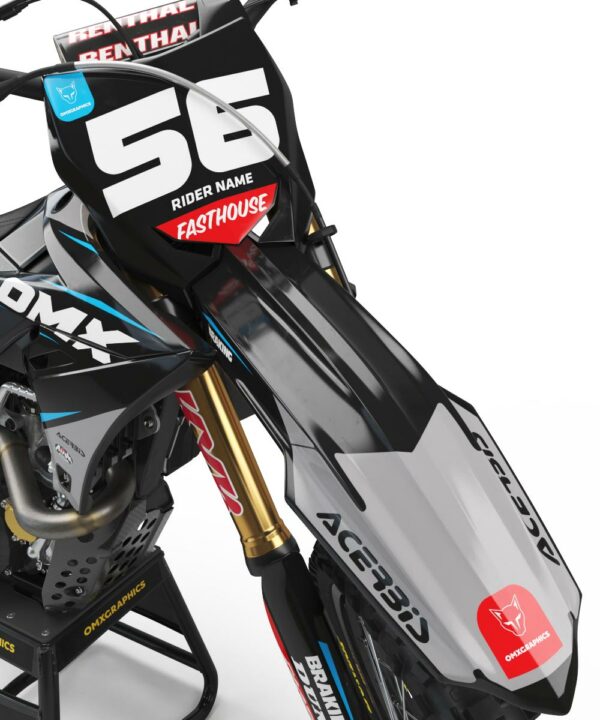 Kit déco motocross Suzuki - Instinct - Noir 2