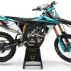 Kit déco motocross Suzuki - Katana - Bleu