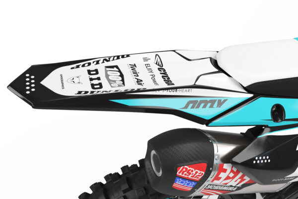 Kit déco motocross Suzuki - Katana - Bleu 3