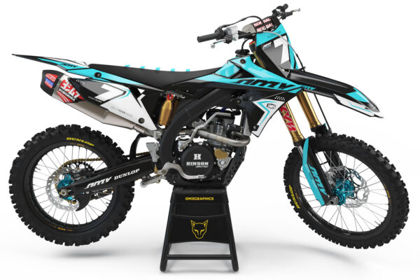 Kit déco motocross Suzuki - Katana - Bleu