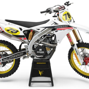 Kit déco motocross Suzuki - Legacy - Blanc