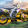 Kit déco motocross Suzuki - Legacy - Blanc Promo