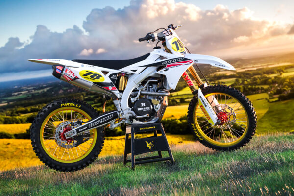 Kit déco motocross Suzuki - Legacy - Blanc Promo