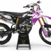 Kit déco motocross Suzuki - Local - Violet