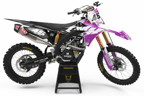 Kit déco motocross Suzuki - Local - Violet