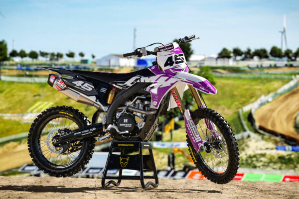 Kit déco motocross Suzuki - Local - Violet Promo