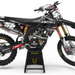 Kit déco motocross Suzuki - Ominous - Noir