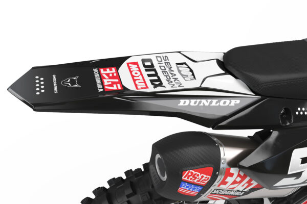 Kit déco motocross Suzuki - Ominous - Noir 3