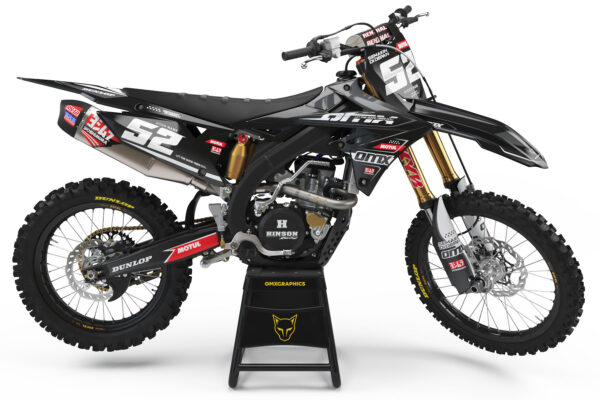 Kit déco motocross Suzuki - Ominous - Noir