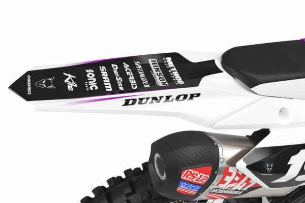 Kit déco motocross Suzuki - Phantom - Blanc 3