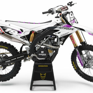 Kit déco motocross Suzuki - Phantom - Blanc