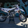 Kit déco motocross Suzuki - Phantom - Blanc Promo