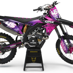 Kit déco motocross Suzuki - Pixel - Rose